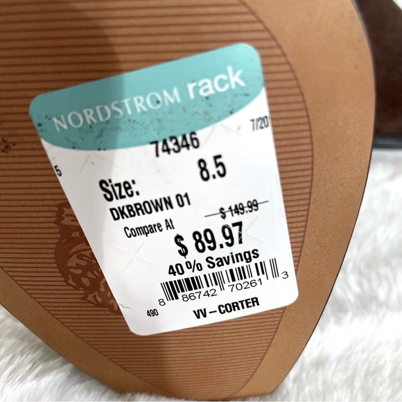 Vince Camuto Corter Brown Suede Boots - Picture 8 of 10